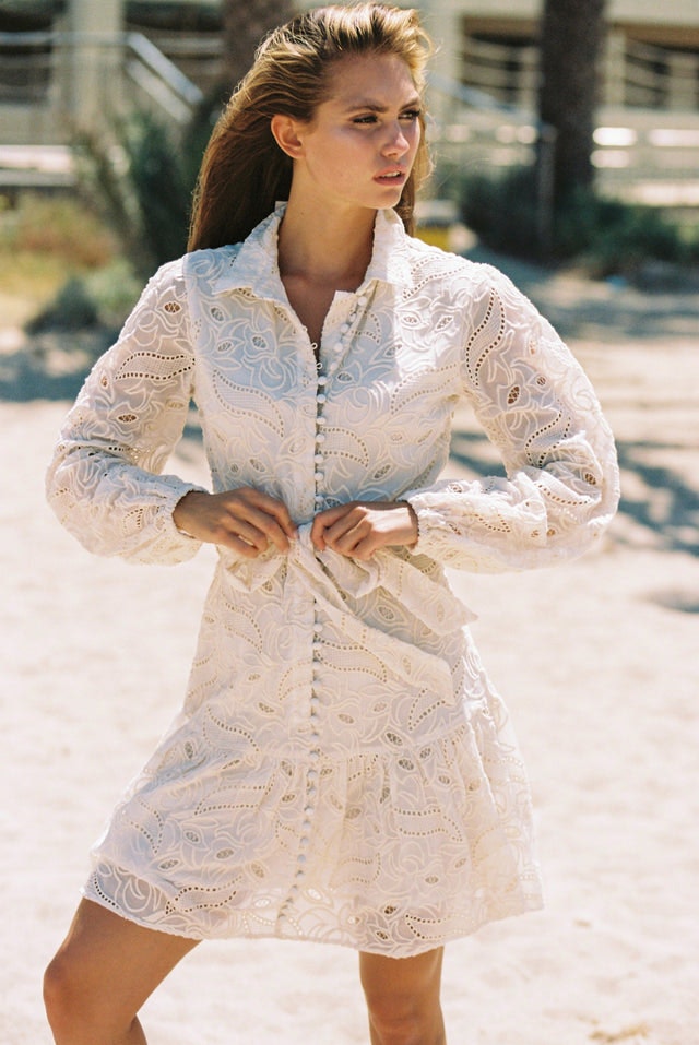 Berta Dress - Creme
