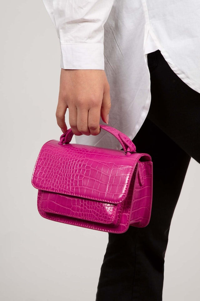 Renei Matte Croco - Ultra Pink