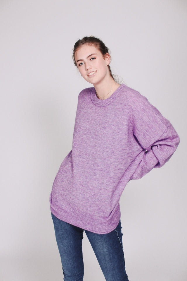 Simone Sweater - Lavender - Line of Oslo - Gensere - VILLOID.no