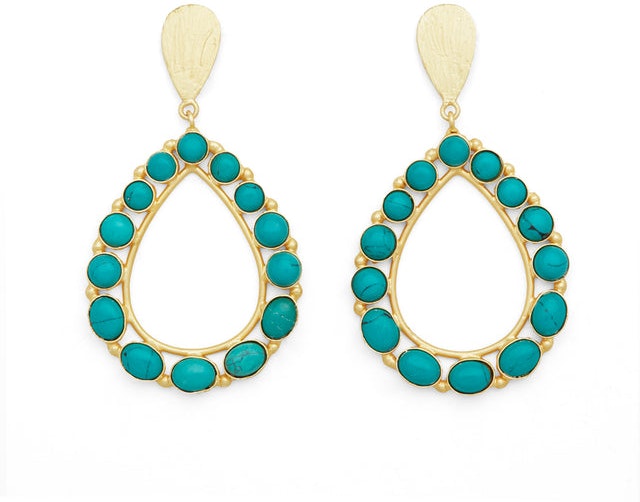 Drops From My Bath Tub Earrings - Blue Feruza - Miss Mathiesen - Smykker - VILLOID.no