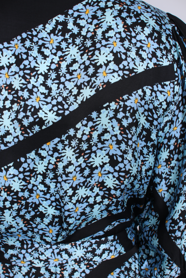 Break Wrap Dress - Little Boy Blue - Second Female - Kjoler - VILLOID.no