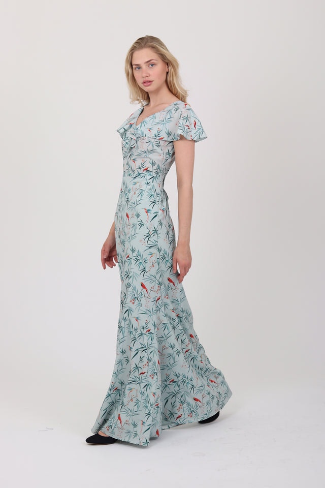 Printed maxi-kjole - MAUD - Kjoler - VILLOID.no