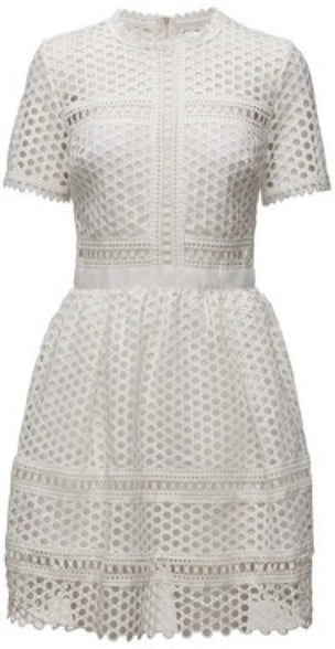 Flower Emily Dress - White - By Malina - Kjoler - VILLOID.no