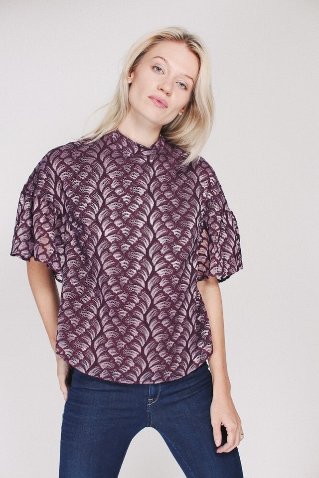 Butterfly top - Vineyard wine - MAUD - Bluser & Skjorter - VILLOID.no