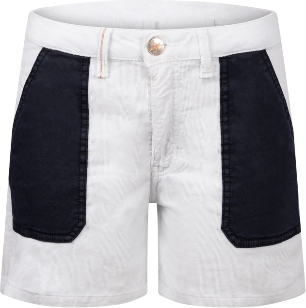Emilia Classic Cord Shorts - Ecru