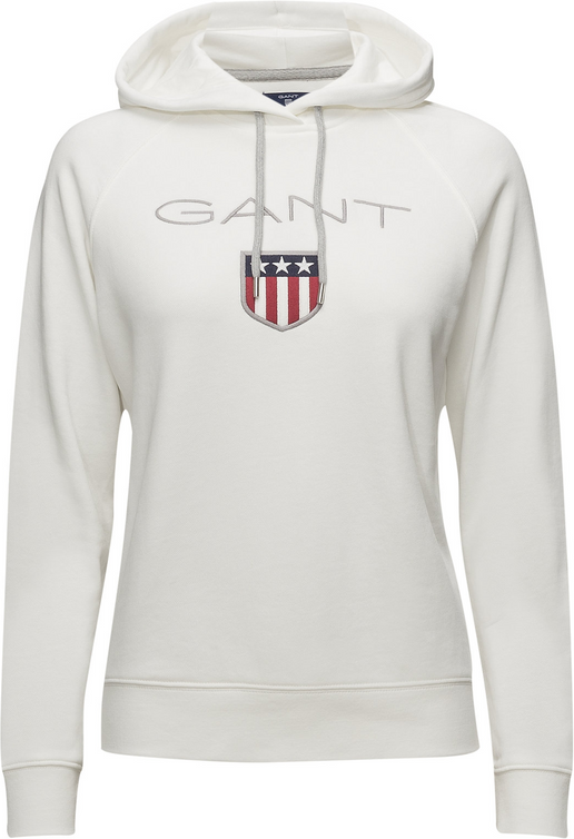 Gant Shield Sweat Hoodie - Eggshell - GANT - Gensere - VILLOID.no