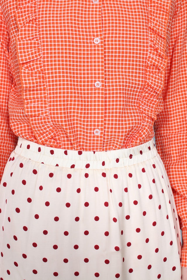 Leslie Shirt - Scarlet Ibis - Second Female - Bluser & Skjorter - VILLOID.no