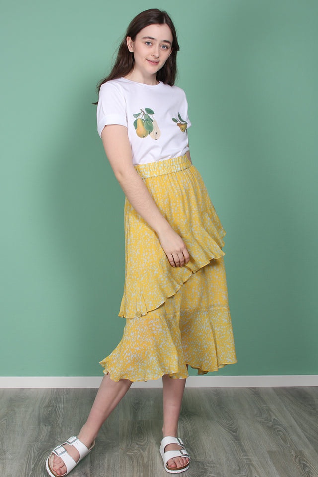 Olivia skirt - Sunshine - Second Female - Skjørt - VILLOID.no