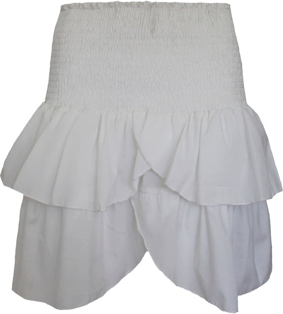 Carin Skirt - White - Neo Noir - Skjørt - VILLOID.no