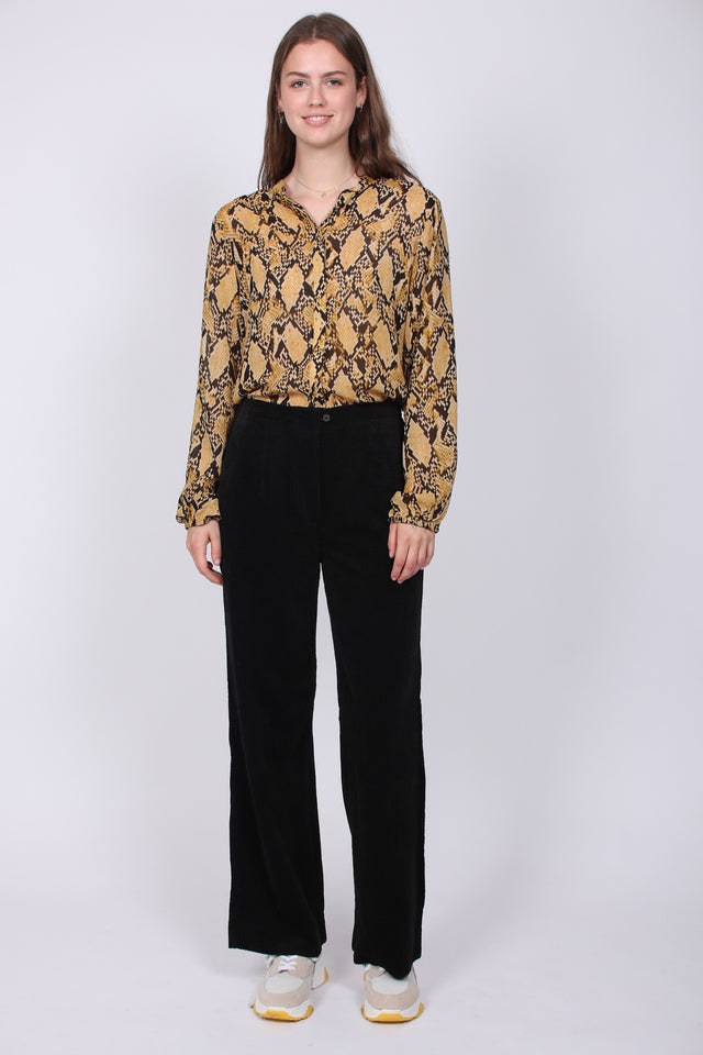 Snake Shirt - Chai Tea - Second Female - Bluser & Skjorter - VILLOID.no