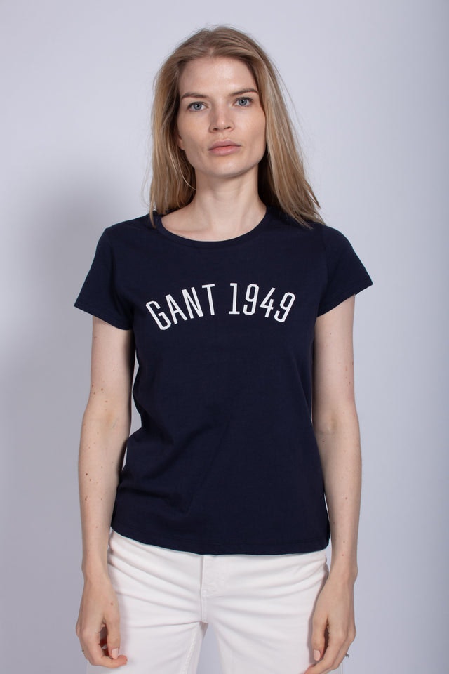Mixed Graphics SS T-shirt - Evening Blue - GANT - T-skjorter & Topper - VILLOID.no