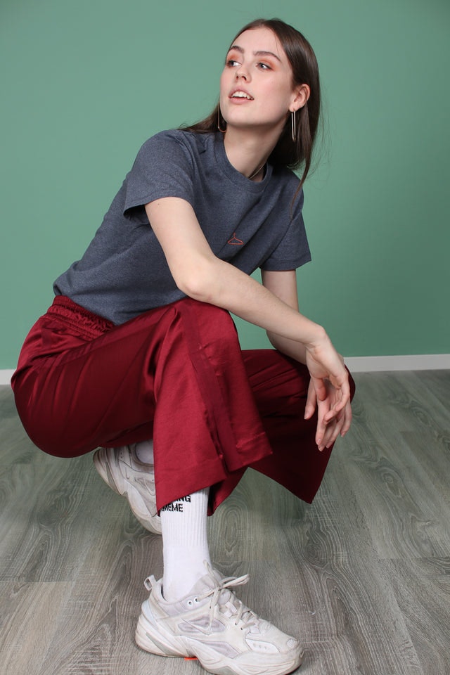 Yva Trousers - Cabernet - Second Female - Bukser & Shorts - VILLOID.no