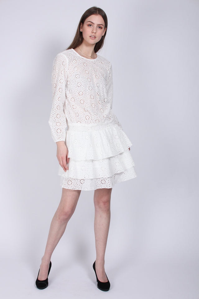 Mini lacedress - creme - Line of Oslo - Kjoler - VILLOID.no