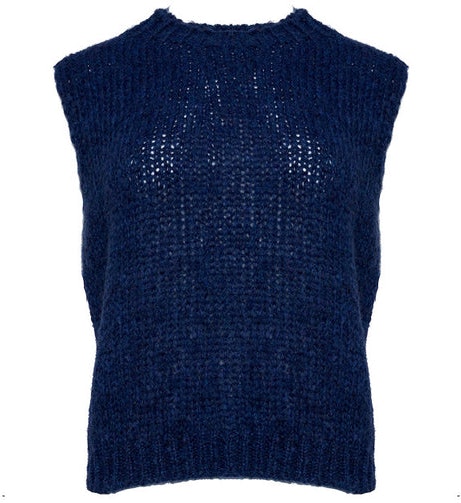 Kala Vest Wool - Navy