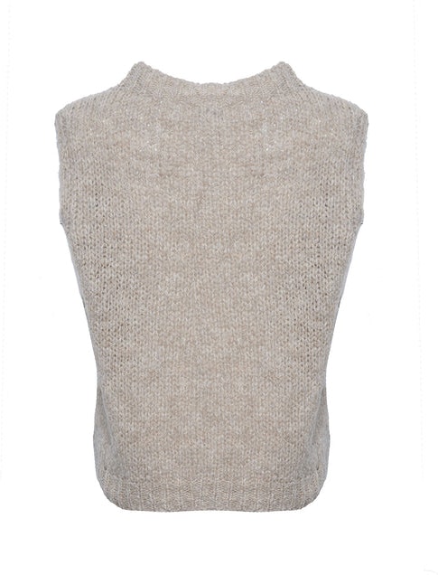 Kala Vest Wool - Sand - Noella - Gensere - VILLOID.no
