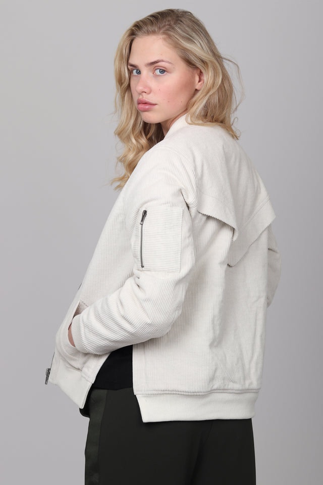 Biano Bomber - White Cotton - IBEN - Jakker - VILLOID.no