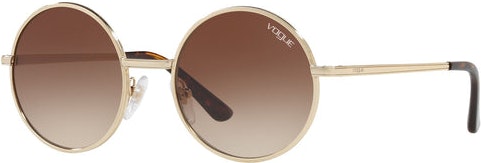 Vogue Round Sunglasses - Brown Gradient - Vogue - Tilbehør - VILLOID.no