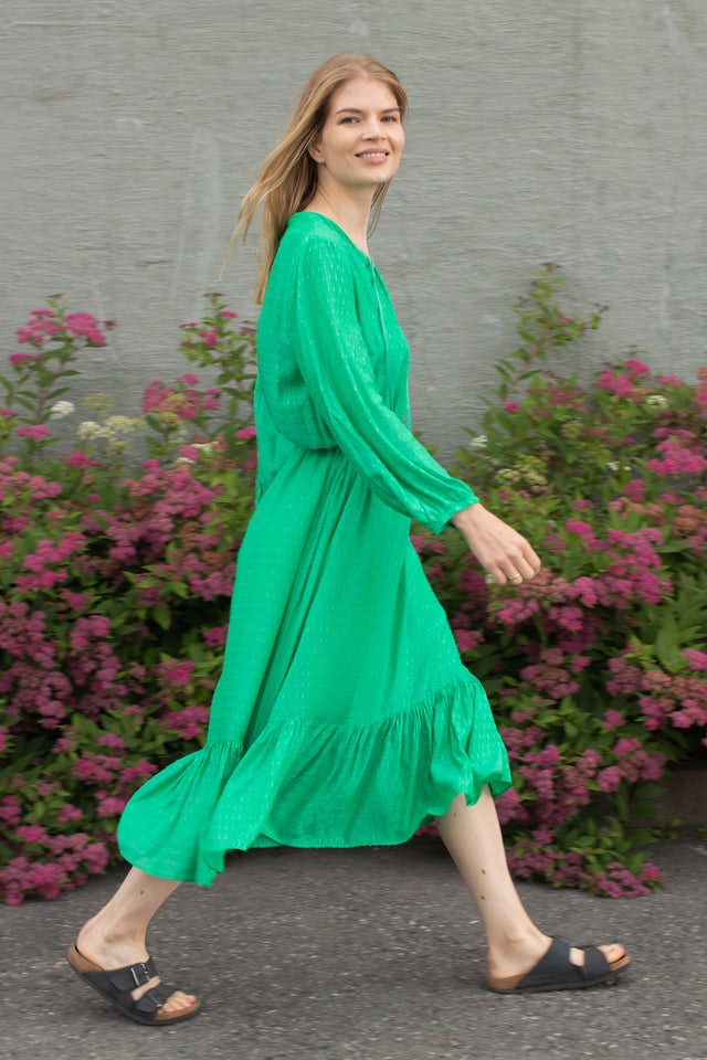 Reve Midi Dress - Blarney - Second Female - Kjoler - VILLOID.no