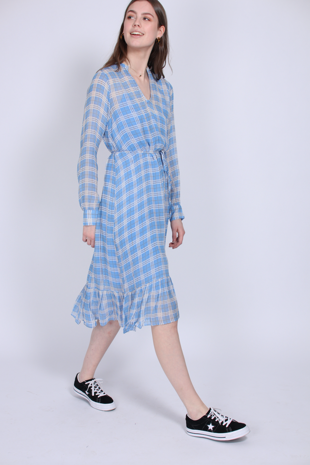 Terna Midi Dress - Little Boy Blue - Second Female - Kjoler - VILLOID.no