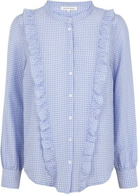 Leslie Shirt - Brunnera Blue - Second Female - Bluser & Skjorter - VILLOID.no