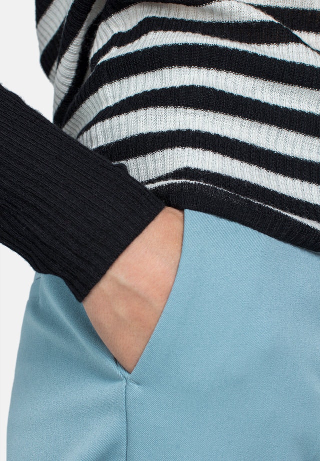 Wool Turtleneck - Black/White Stripe - Pierre Robert x Jenny Skavlan - Gensere - VILLOID.no