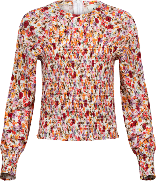Jenny Smocking Top - Flower