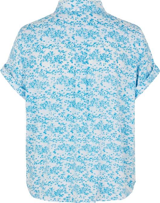 Majan SS Shirt Aop - Ibiza Seaweed