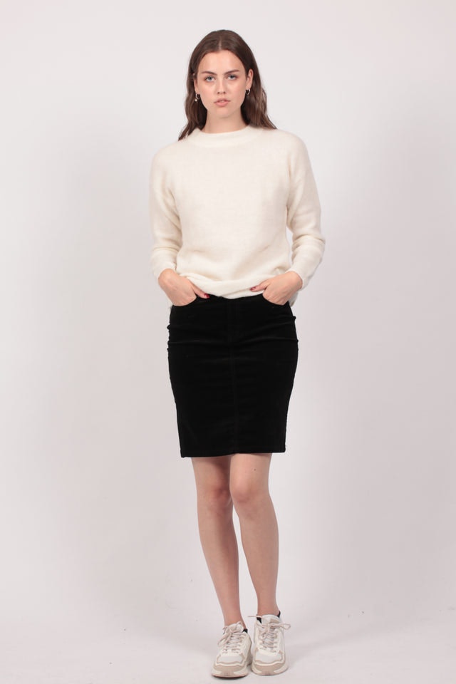 PapinaIW O-neck Pullover - White Smoke - InWear - Gensere - VILLOID.no