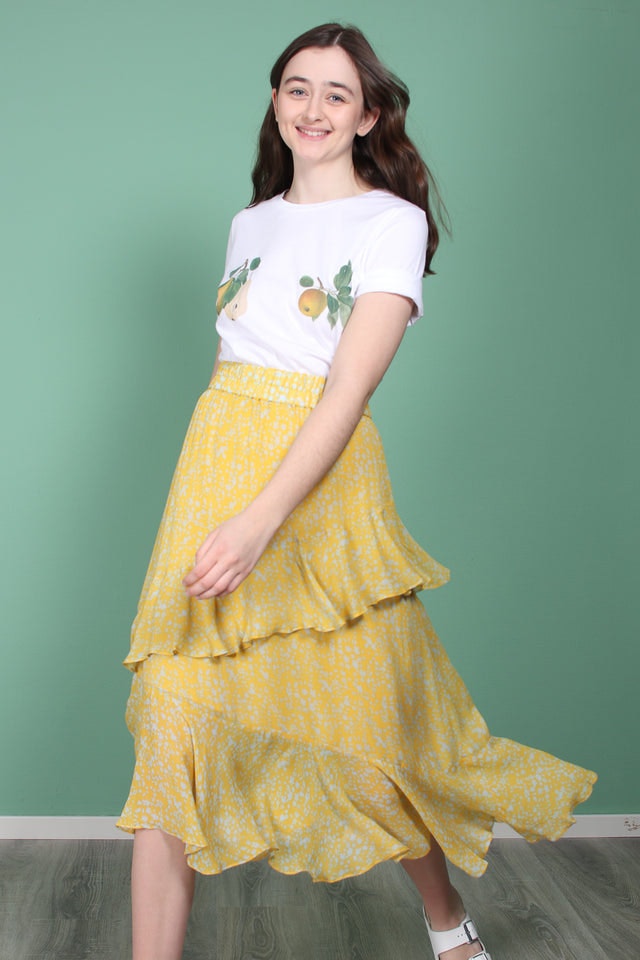 Olivia skirt - Sunshine - Second Female - Skjørt - VILLOID.no