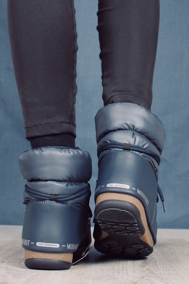 Moon Boot W.E Low Nylon - Denim Blue - Moon Boot - Sko - VILLOID.no