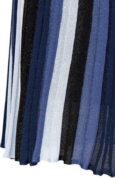 Pleated Skirt - Xenon Blue - MAUD - Skjørt - VILLOID.no