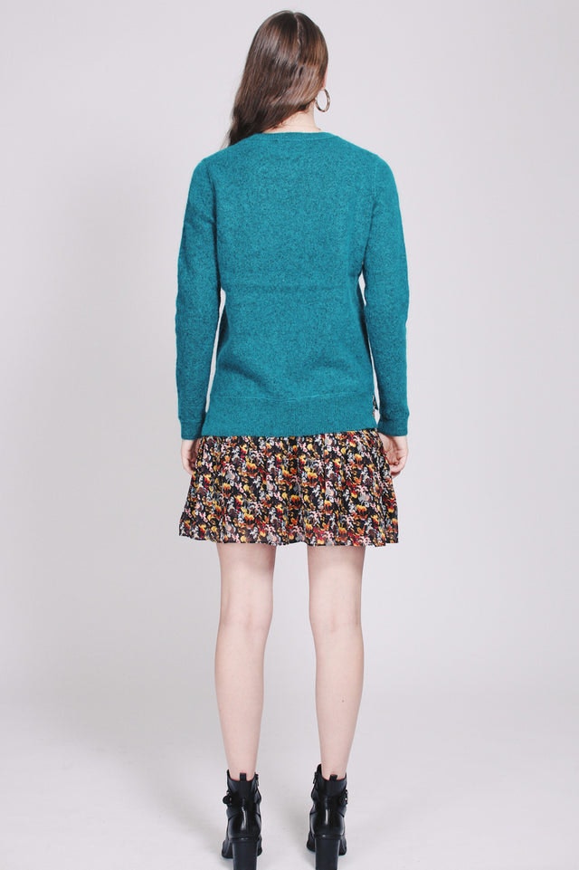 Brook Knit Raw O-neck - Fanfare - Second Female - Gensere - VILLOID.no