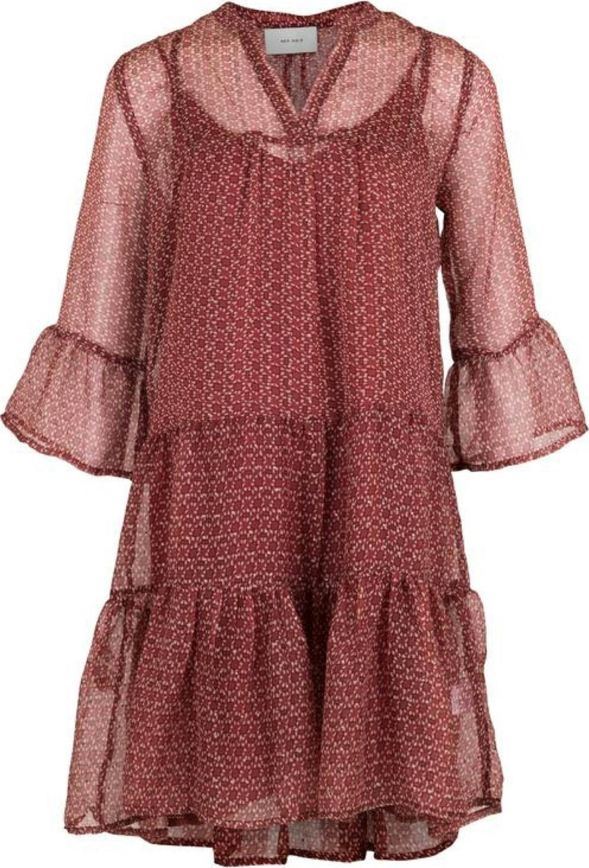 Gunvor Mosaic Dress - Red - Neo Noir - Kjoler - VILLOID.no