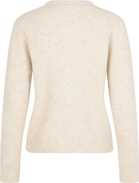 Nor Short Cardigan - Eggnog Mel.