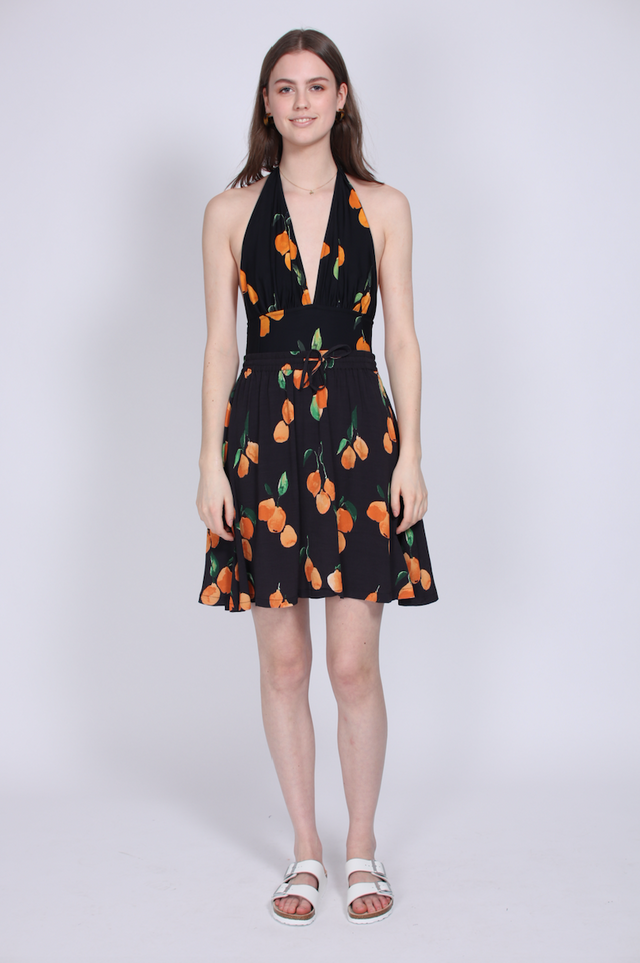 Sine Skirt - Oranges aop - Just Female - Skjørt - VILLOID.no