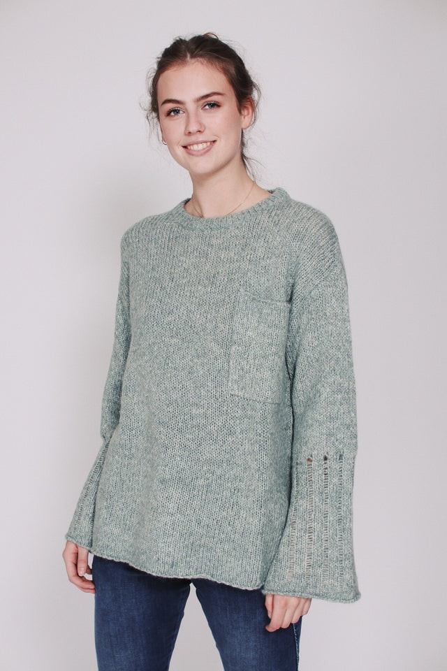 Fifi sweater - Green - Line of Oslo - Gensere - VILLOID.no