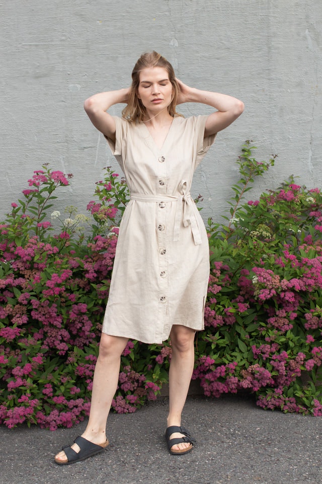 Raya Dress - Peyote - Second Female - Kjoler - VILLOID.no