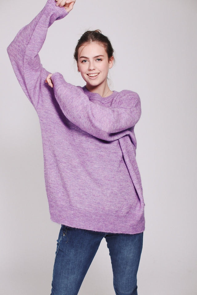 Simone Sweater - Lavender - Line of Oslo - Gensere - VILLOID.no