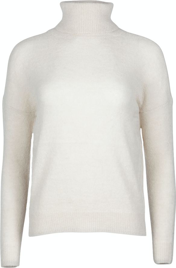 Femme Alpaca Roll Neck - Oatmeal - Moss Copenhagen - Gensere - VILLOID.no