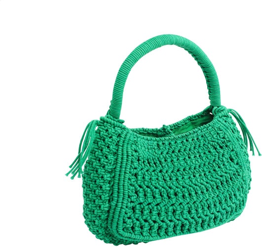 Olympic Net Handbag - Green Court