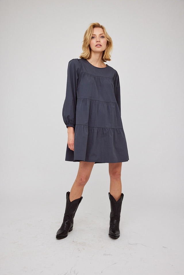 Ottilie Dress - Anthrachite