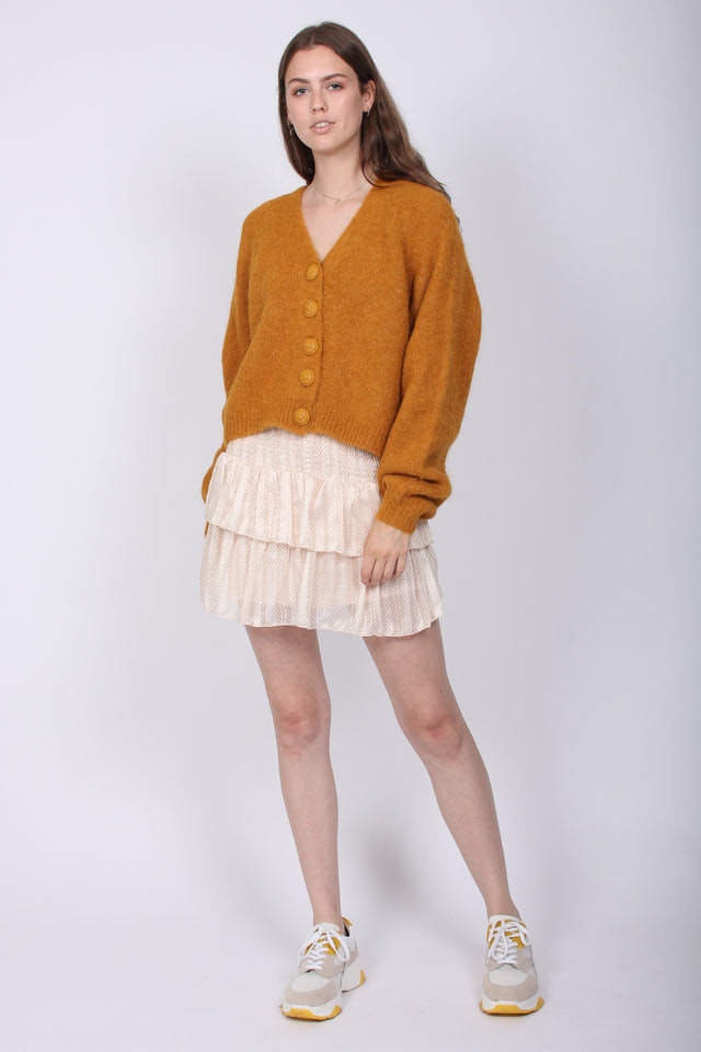 Carin Dot Skirt - Beige - Neo Noir - Skjørt - VILLOID.no
