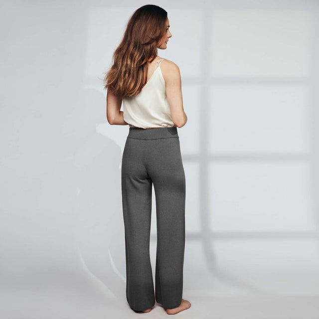 Wool Lounge Pants JS - Grey Melange - Pierre Robert x Jenny Skavlan - Bukser - VILLOID.no
