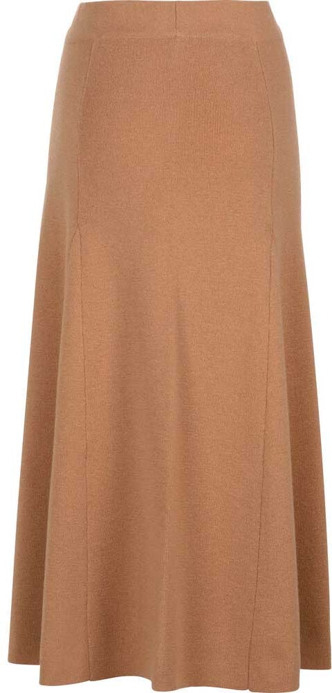 Wool Flared Skirt JS - Camel - Pierre Robert x Jenny Skavlan - Skjørt - VILLOID.no
