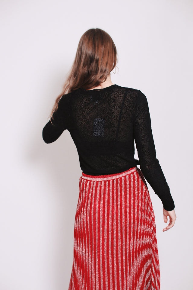 Gilli LS Tee - Black - Second Female - T-skjorter & Topper - VILLOID.no
