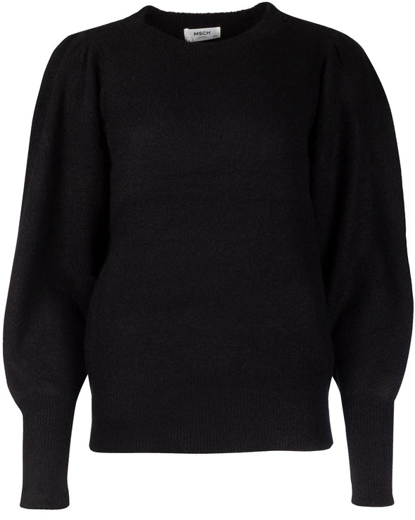 Zenie Pullover - Black - Moss Copenhagen - Gensere - VILLOID.no