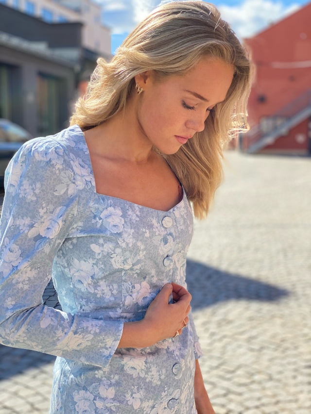 Grove Dress - Rose Blue