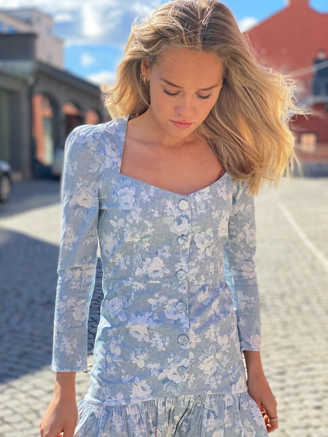 Grove Dress - Rose Blue