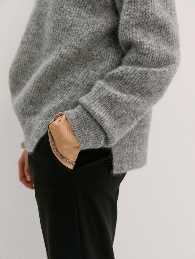 Cantha Sweater - Med Grey Mel - By Malene Birger - Gensere - VILLOID.no