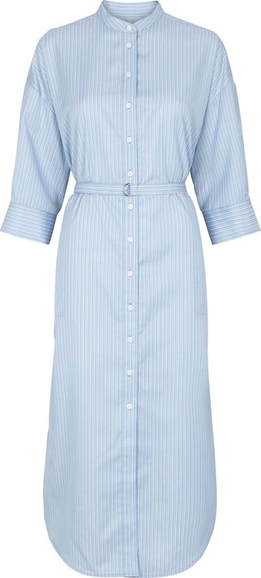 Orlanda SS Dress - Chambray Blue - Second Female - Kjoler - VILLOID.no